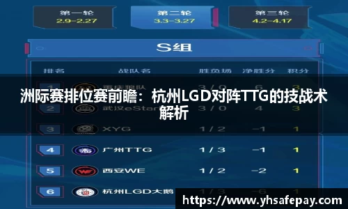 洲际赛排位赛前瞻：杭州LGD对阵TTG的技战术解析